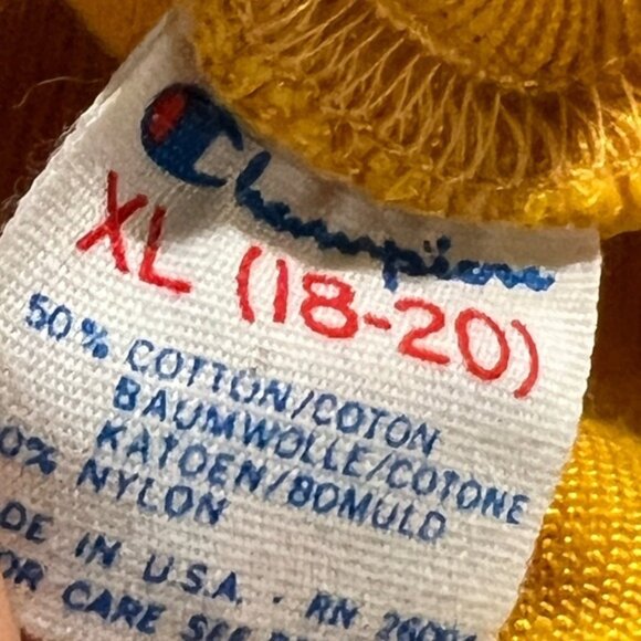 Vintage Kids Boys Baldwin Wallace College Champion 1980s Jersey Shirt - Picture 6 of 6